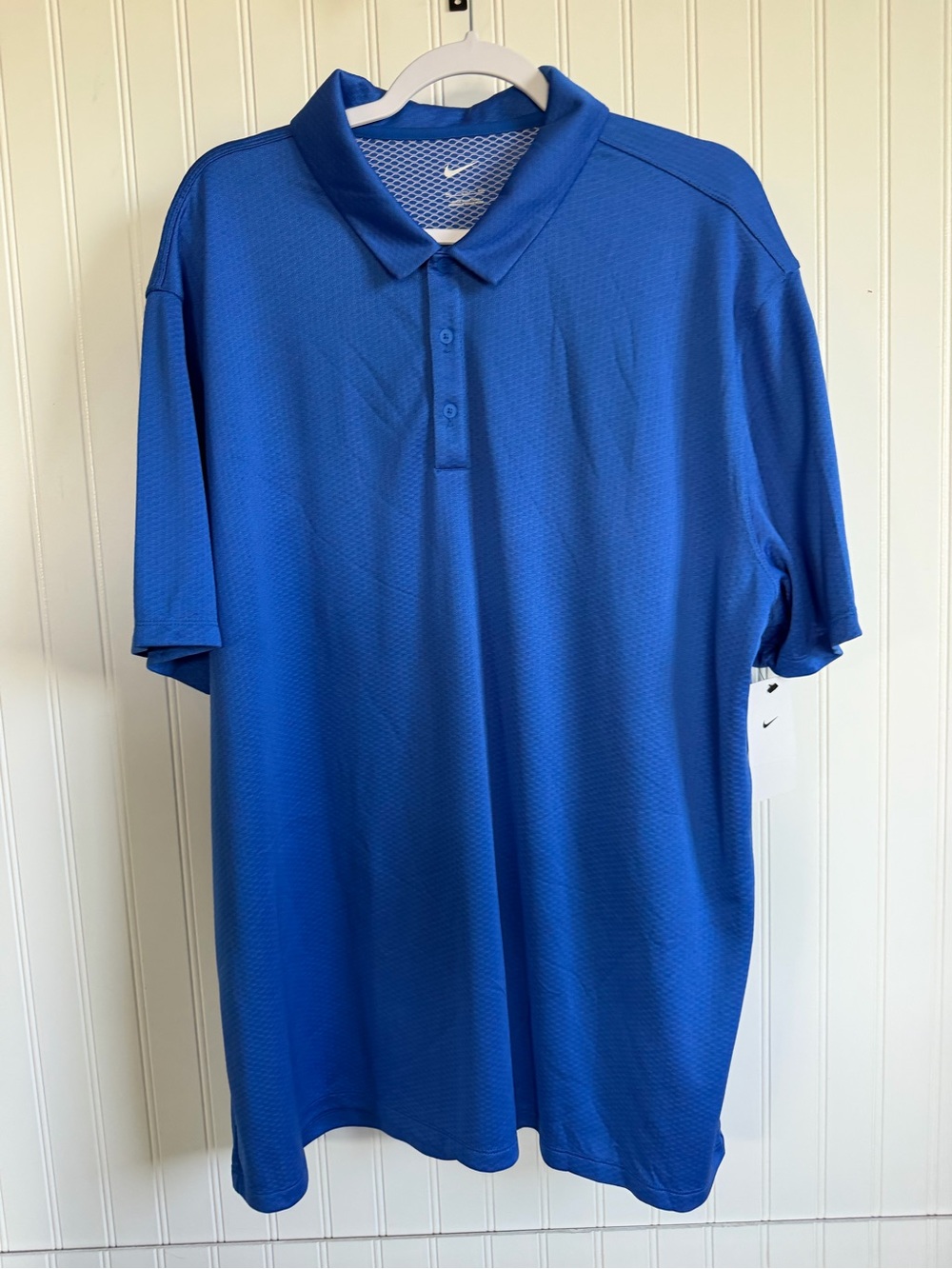 Nike Men’s NEW Blue Performance Polo Shirt Golf Tennis Business Casual‎ XXL